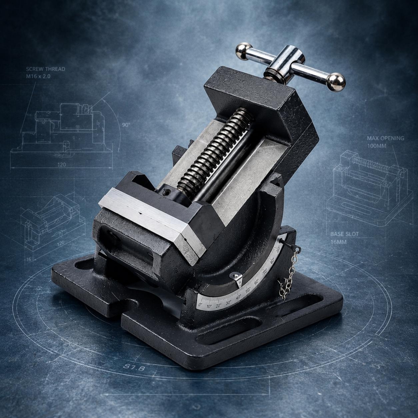 Tilting Vise Anti-Slip Grippin – Bench Vise Swivel recenzja i cena