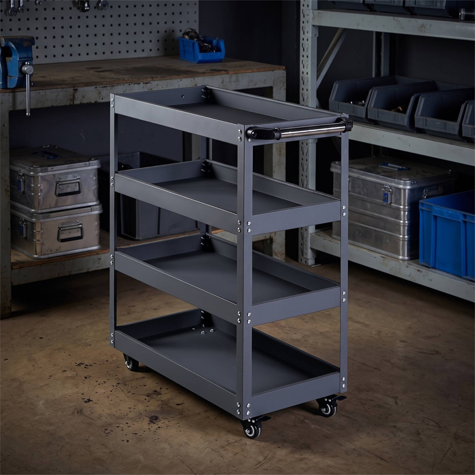 Four-Tier Utility Cart Long-La – Workshop With Tools recenzja i cena