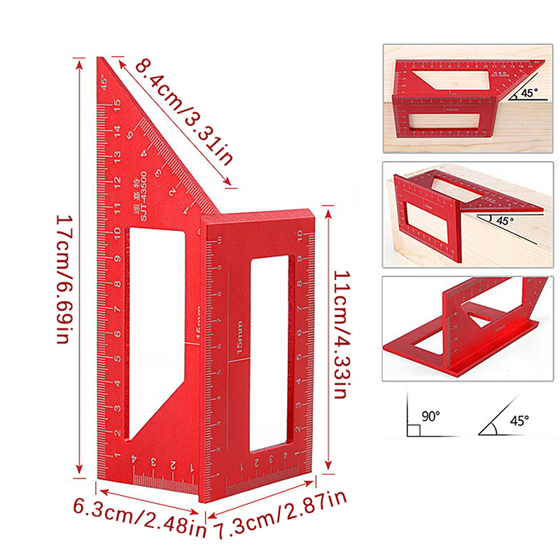 Multifunctional Angle Ruler 45 – Workshop Tools For Carpentry recenzja i cena
