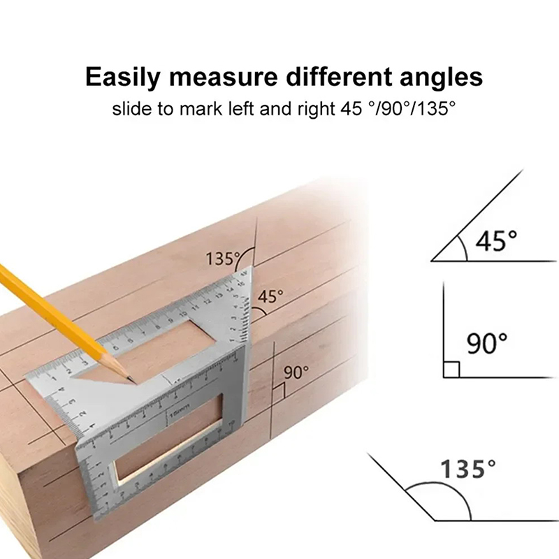 Multifunctional Angle Ruler 45 – Workshop Tools For Carpentry recenzja i cena