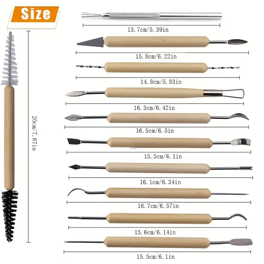1SET Pottery Clay Sculpting Mo – Workshop Tools For Carpentry recenzja i cena