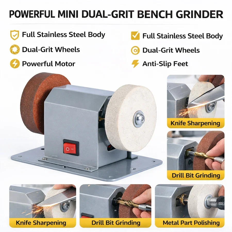 Mini Electric Bench Grinder Sh – Workshop Tools And Equipment recenzja i cena