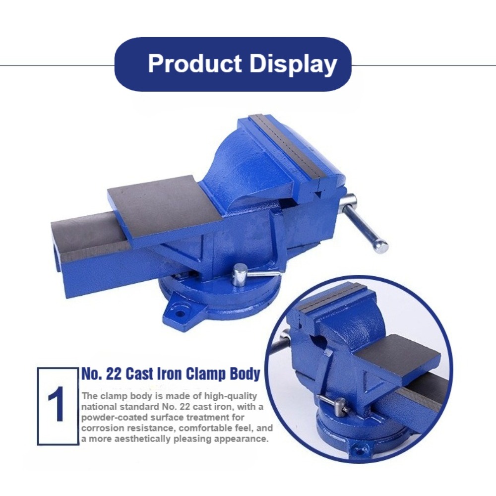 6-Inch Heavy Duty Bench Vise N – Bench Vise Swivel recenzja i cena