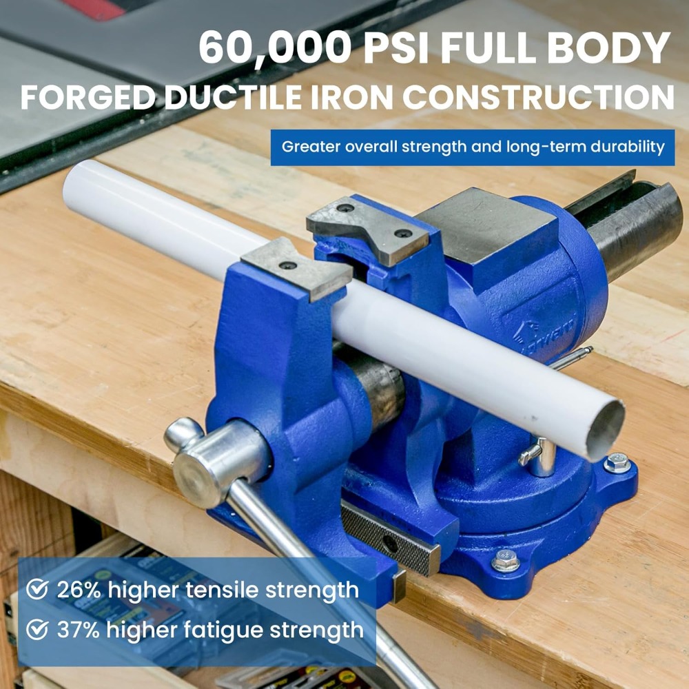 5 Inch Heavy Duty Bench Vise w – Bench Vise Swivel recenzja i cena