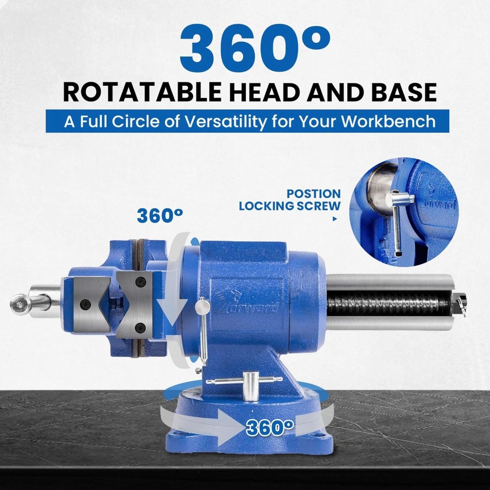 5 Inch Heavy Duty Bench Vise w – Bench Vise Swivel recenzja i cena