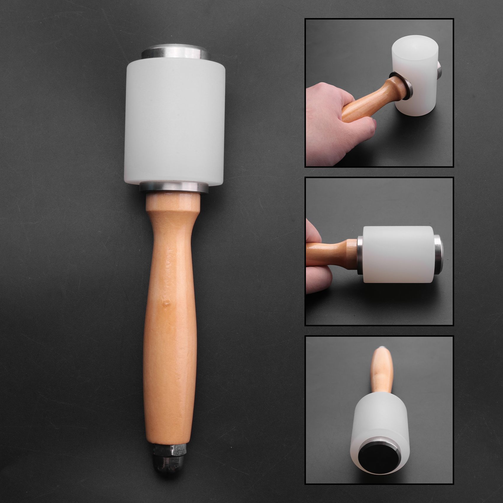 A84X-2 Pcs Leather Carving Ham – Mallet Wood Carving recenzja i cena
