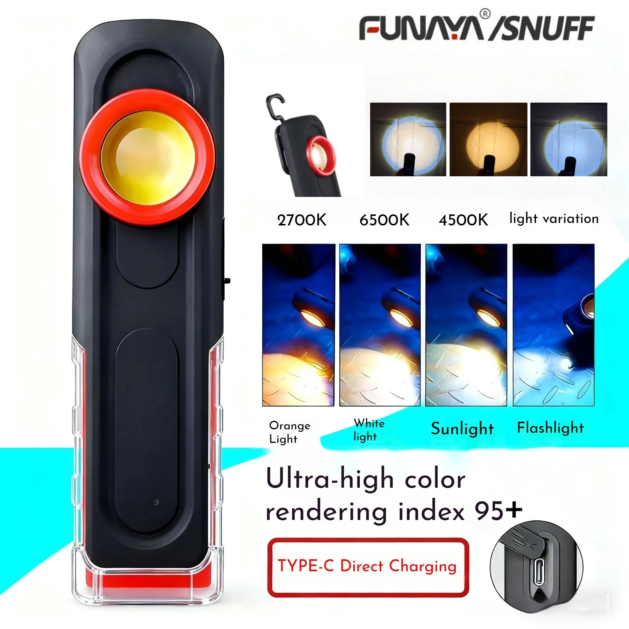 FUNAYA Portable Flashlight Car – Tools Work recenzja i cena