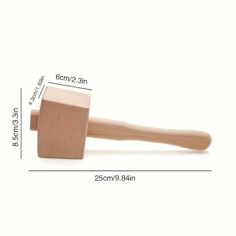 1PC DIY Leather Beech Solid Wo – Mallet Wood Carving recenzja i cena
