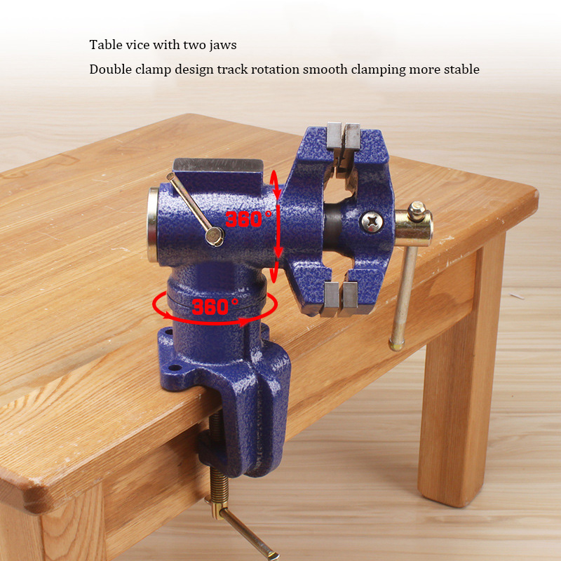 Double Jaw Table Vise Swivel B – Bench Vise Swivel recenzja i cena
