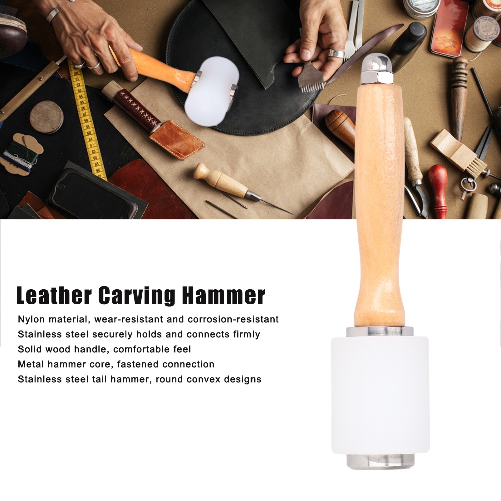 Multiple Materials Leather Car – Mallet Wood Carving recenzja i cena