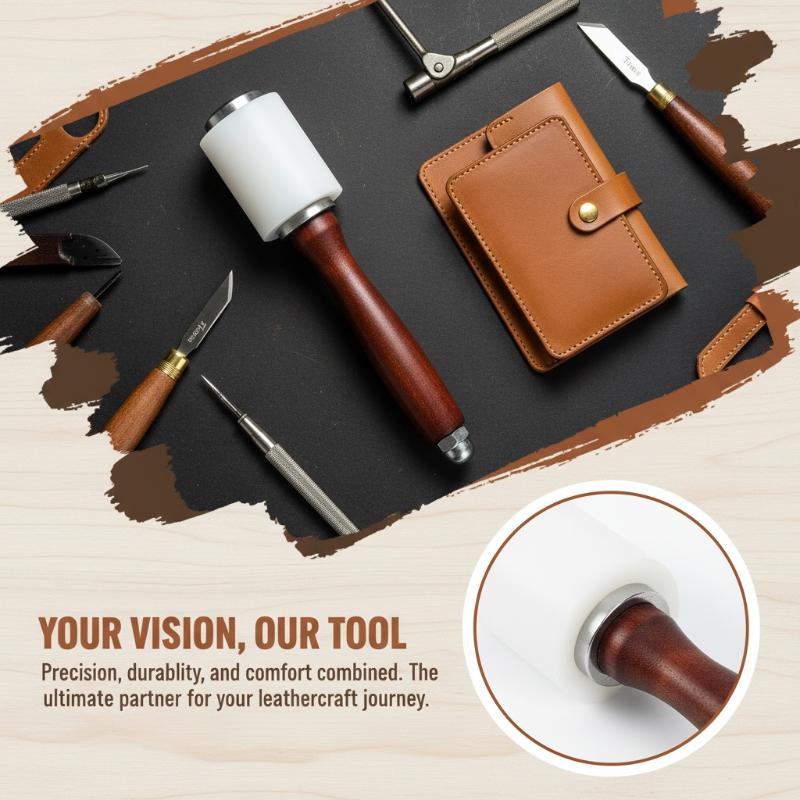 1PC Leather Carving Hammer Lea – Mallet Wood Carving recenzja i cena