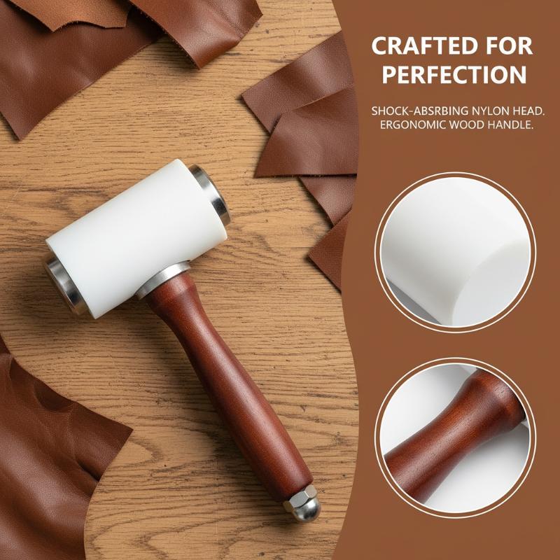 1PC Leather Carving Hammer Lea – Mallet Wood Carving recenzja i cena
