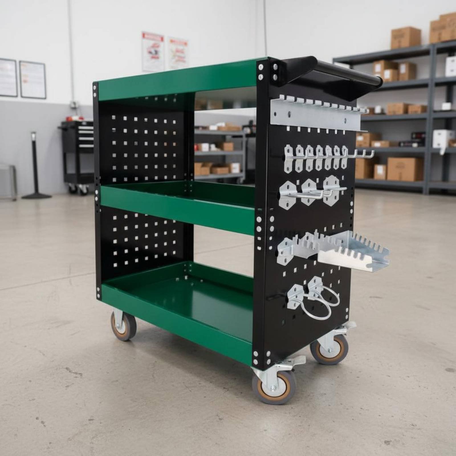3-Tier Tool Cart Thickened Ste – Workshop Tools And Equipment recenzja i cena
