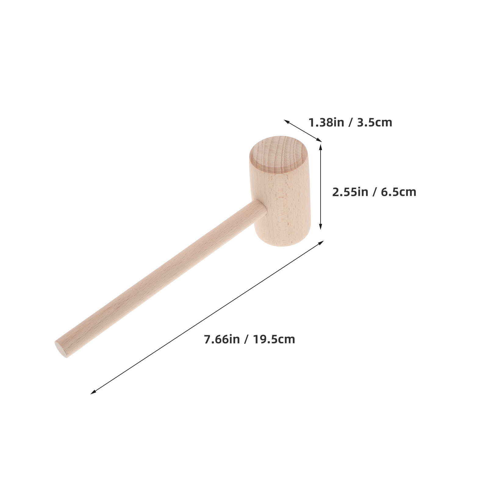 Crafts Wooden Hammer DIY Woodw – Mallet Wood Carving recenzja i cena