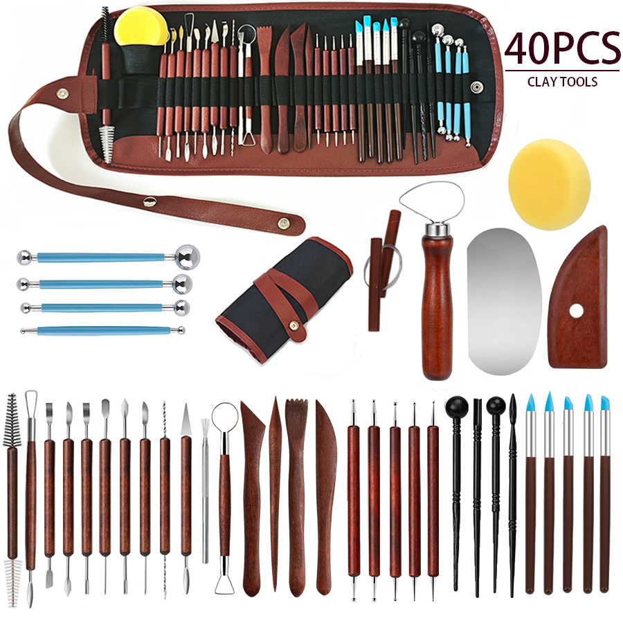 25/40Pcs Pottery & Clay Sculpt – Workshop Tools For Carpentry recenzja i cena