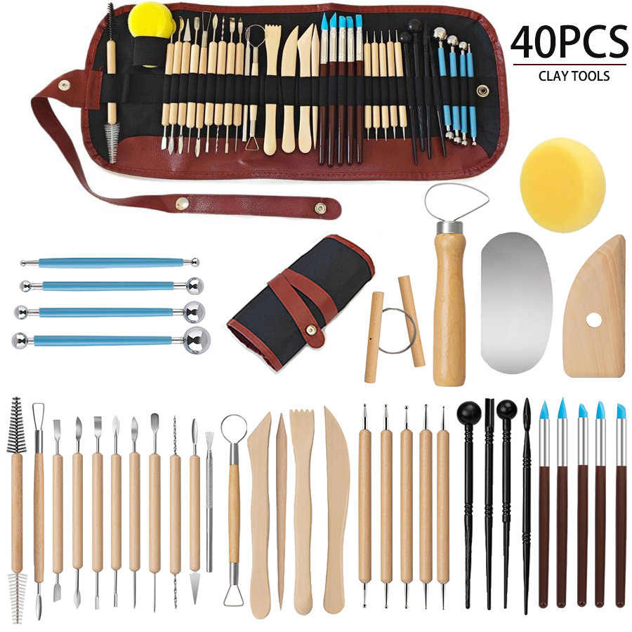 25/40Pcs Pottery & Clay Sculpt – Workshop Tools For Carpentry recenzja i cena