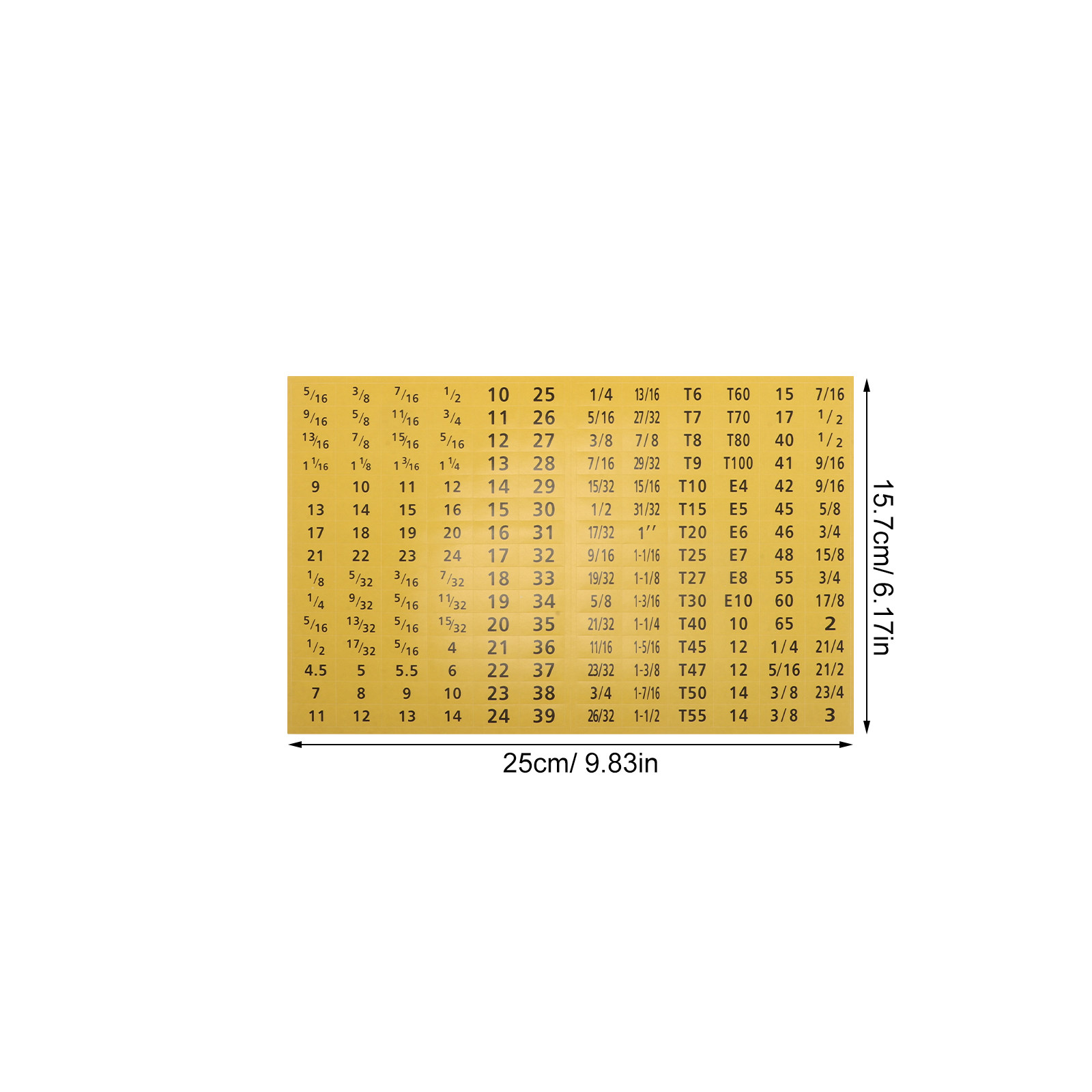 20Sheets Socket Wrench Size La – Workshop With Tools recenzja i cena